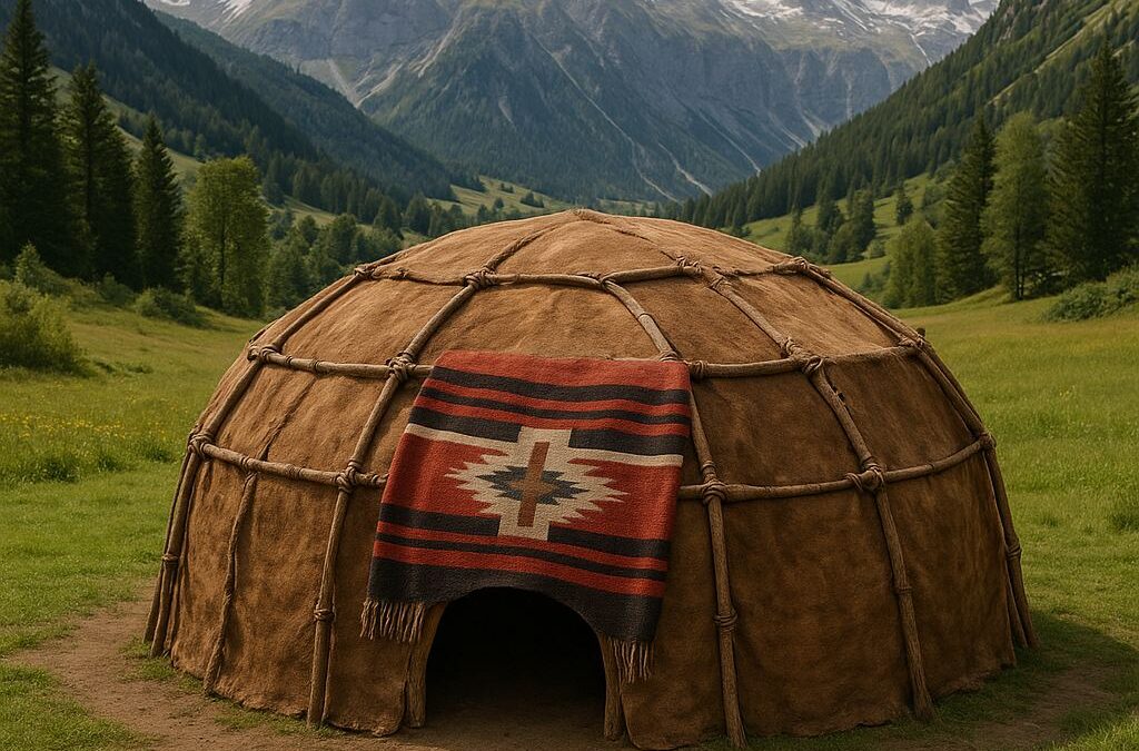 Schwitzhütte Neuaufbau und Zeremonie